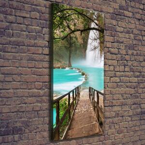 Vertikální Foto obraz na plátně Vodopád Mexiko ocv-61014941