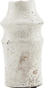 Váza Nature s pískovou texturou bílá