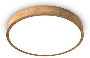 Masivní dřevěné svítidlo Woodled Round Ceiling