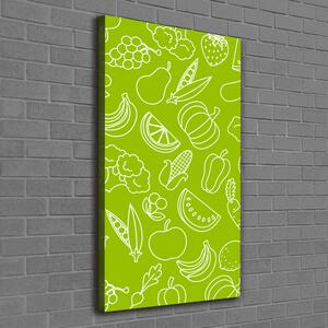 Vertikální Foto obraz na plátně Zelenina a ovoce ocv-62856901