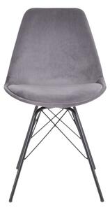 Židle Oslo Velvet šedá