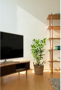 TV stolek v dekoru dubu v hnědo-přírodní barvě 140x40 cm Audacious – UMAGE