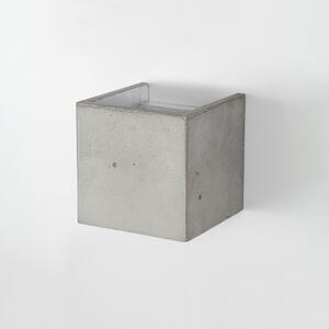 Betonové nástěnné svítidlo Cubic Concrete Wall