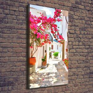 Vertikální Foto obraz na plátně Řecké ulice ocv-63218536