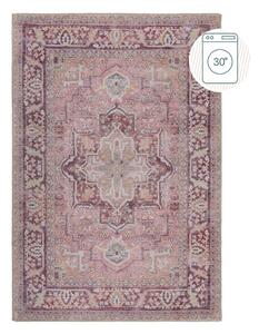 Světle červený pratelný koberec s příměsí recyklovaných vláken 160x230 cm Windsor – Flair Rugs