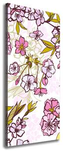 Vertikální Foto obraz canvas Květy višně ocv-63762757