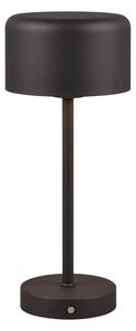 Matně černá LED stmívatelná stolní lampa (výška 30 cm) Jeff – Trio