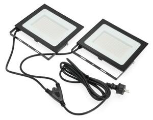 LED Reflektor se stojanem TIGRA 2xLED/100W/230V 4000K IP54 černá/žlutá