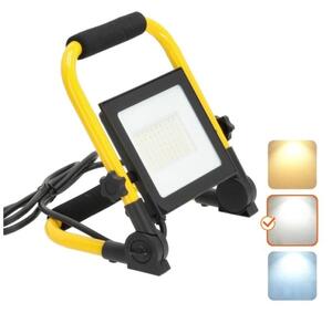 LED Přenosný reflektor TIGRA LED/50W/4000K IP54 černá/žlutá