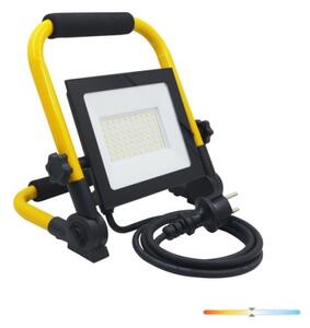 LED Přenosný reflektor TIGRA LED/50W/4000K IP54 černá/žlutá
