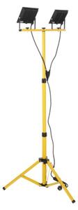 LED Reflektor se stojanem TIGRA 2xLED/50W/230V 4000K IP54 černá/žlutá