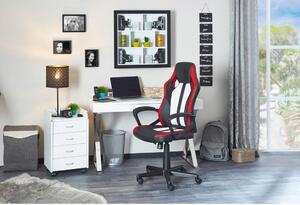 OTOČNÁ ŽIDLE PRO MLADÉ, síť, červená, černá, bílá MID.YOU - Dětské otočné židle, Online Only