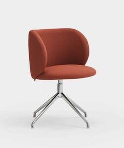 MOGI FABRIC SILVER otočné sedadlo Terakota