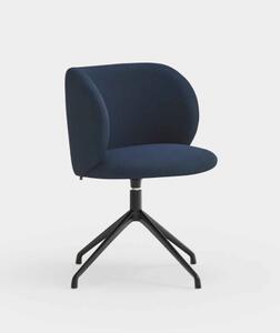 MOGI FABRIC BLACK otočné sedadlo modrá