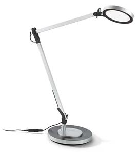 LED Stolní lampa Ideal Lux Futura TL1 alluminio 204895 10W šedá