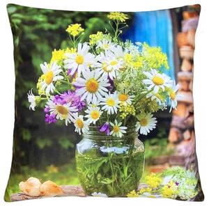 Dekorační polštář FLOWERS VI. 40x40 cm Mybesthome Varianta: Povlak na polštář, 40x40 cm