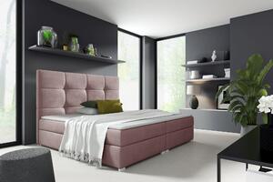 Čalouněná postel Honor I 160x200cm, růžová Jasmine