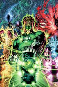 Umělecký tisk Green Lantern - The team, (26.7 x 40 cm)