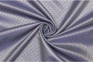 Podšívka viskóza | polyester - Modro fialová se vzorem