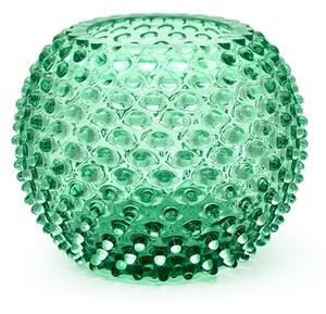 Sklárna Častolovice - Váza 18cm - Hobnail - Ananas - beryl