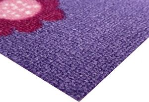 Dětský koberec Motýlek 5291 fialový 140x200 cm