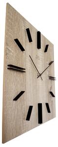 Designové moderní dřevěné hranaté hodiny s 3D číslicemi JVD HC45.1 (POŠTOVNÉ ZDARMA!!)
