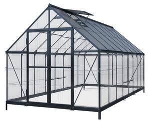 Polykarbonátový zahradní skleník Aurora 2,4 x 3,6 m CoverTech černý