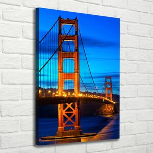 Vertikální Foto obraz na plátně Most San Francisco ocv-67938489
