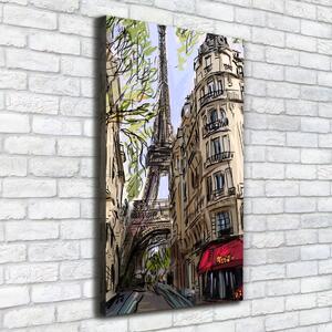 Vertikální Foto obraz na plátně Eiffelová věž Paříž ocv-68019705