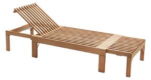 FRITZ HANSEN Zahradní lehátko Riviera, Teak