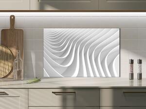 Sklo do kuchyně šedá kreativní vlna - 30 x 60 cm