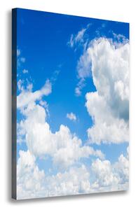 Vertikální Foto obraz na plátně Mraky na nebi ocv-68627282