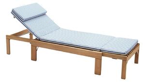 FRITZ HANSEN Podsedák pro zahradní lehátko Riviera, Sea Blue Stripe