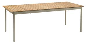 FRITZ HANSEN Zahradní stůl Pelagus 214, Teak, Light Ivory