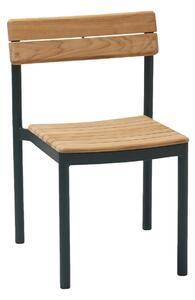 FRITZ HANSEN Zahradní židle Pelagus, Teak, Hunter Green