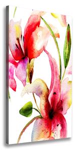 Vertikální Foto obraz canvas Květy lilie ocv-68744371