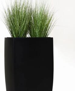 Vivanno dělící květináč INCURVO 57, sklolaminát, šířka 57 cm, černá