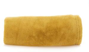 Vsepropejska Ella hořčicová fleecová deka pro psa Barva: Hořčicová vzor, Rozměr (cm): 100 x 68