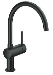 Dřezová baterie GROHE Minta s otočným raménkem velvet black 32917KS0