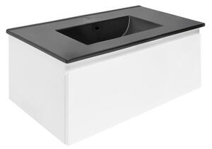 Koupelnová skříňka s umyvadlem SAT B-WAY 79x30x45 cm bílá lesk BWAY80WU4B