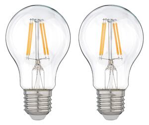Livarno® Filamentová LED žárovka (koule E27 4,2 W, 2 kusy) (100395933001)