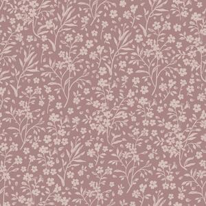 Tapeta s drobnými květinami, béžovo-růžová (pudrová), 131133, Floral Fever, Esta Home