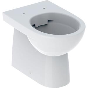 Geberit Selnova - Stojící WC, zadní odpad, Rimfree, bílá 500.393.01.1