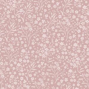 Tapeta s drobnými květinami, starorůžová, 139884, Floral Fever, Esta Home