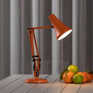 Anglepoise LED stolní lampa 90 MINI VIVID, oranžová, USB, stmívatelný, Žlutá / oranžová, Pracovna / kancelář, Hliník, Industriální design, stojací lampa