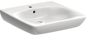 Geberit Selnova Comfort - Umyvadlo 550x550 mm, bezbariérové, s 1 otvorem pro baterii, s přepadem, bílá 500.302.01.1
