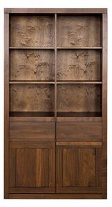 KW404 dřevěná skříň knihovna z buku Drewmax (Kvalitní nábytek z bukového masivu)