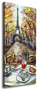 Vertikální Foto obraz na plátně Snídaně v Paříži ocv-71255656
