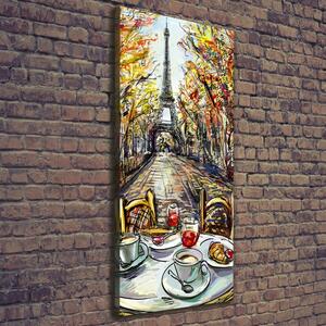 Vertikální Foto obraz na plátně Snídaně v Paříži ocv-71255656