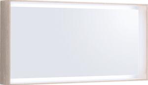 Geberit Citterio - Zrcadlo 1184x584 mm s LED osvětlením, béžový dub 500.570.JI.1